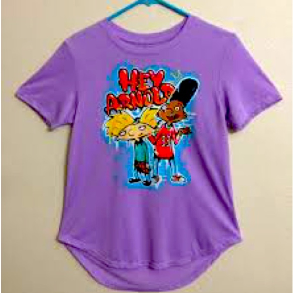 Purple hey Arnold shirt!